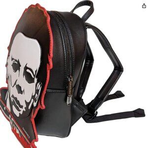 Halloween II Michael Myers Mask Bloody Knife Mini Backpack